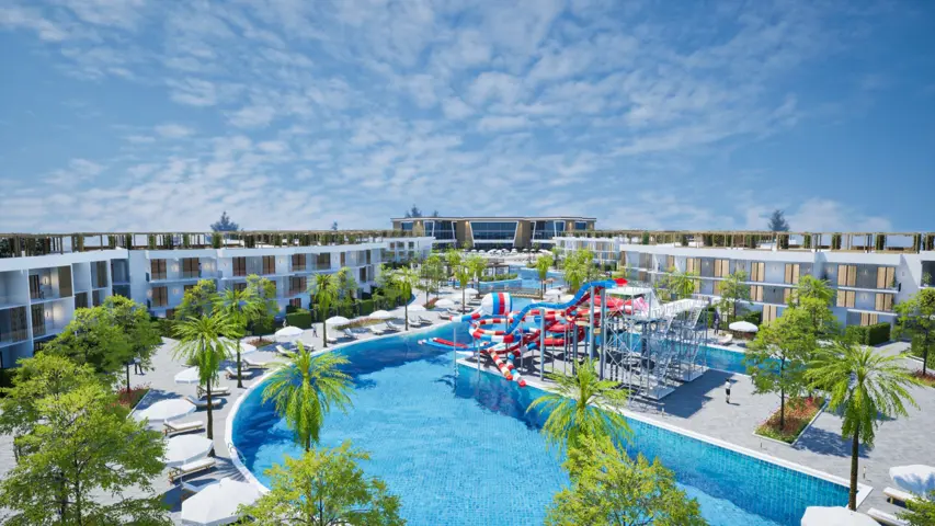 207 Second floor Building 6 main pool + 91 m2 special roof